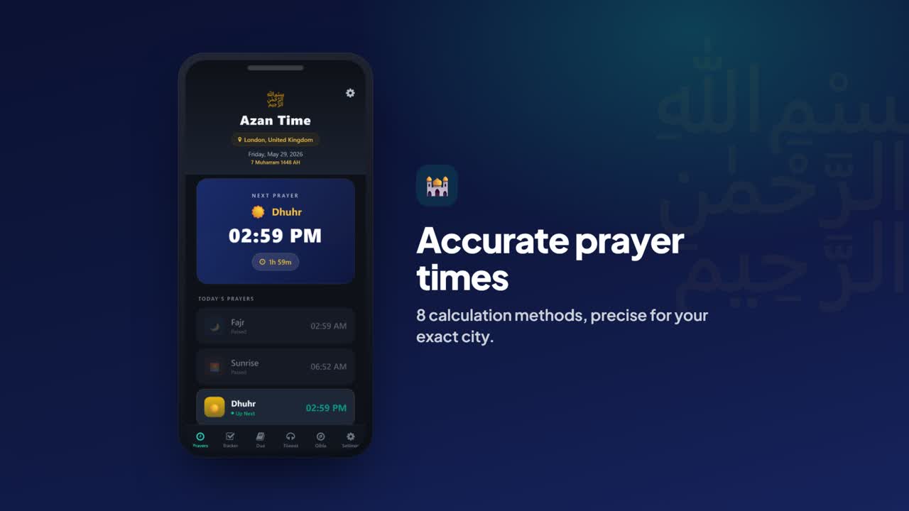 Azan Time demo video preview